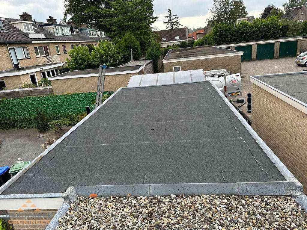 Dakinspectie plat dak na renovatie in Groningen Dakinspectie plat dak na renovatie in Groningen